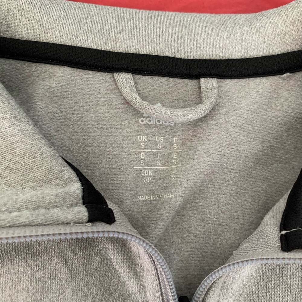 Gray Adidas Track Jacket - Picture 4 of 5